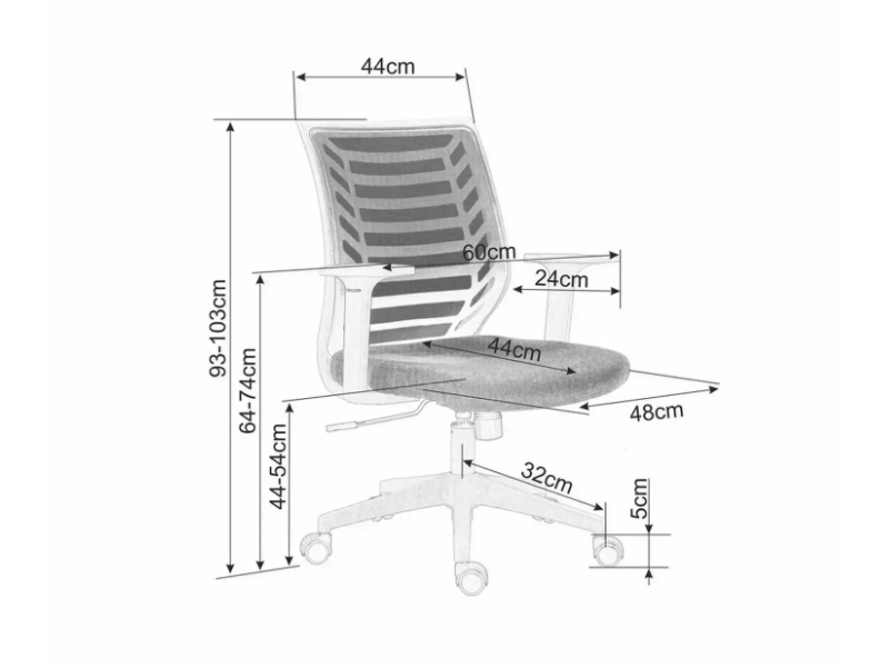Darbo kėdė Q-320 R 2 Darbo kėdė Q-320 R 2