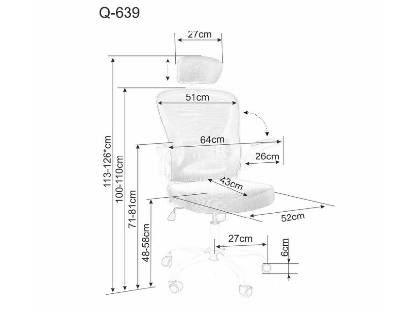 Darbo kėdė Q-639 2