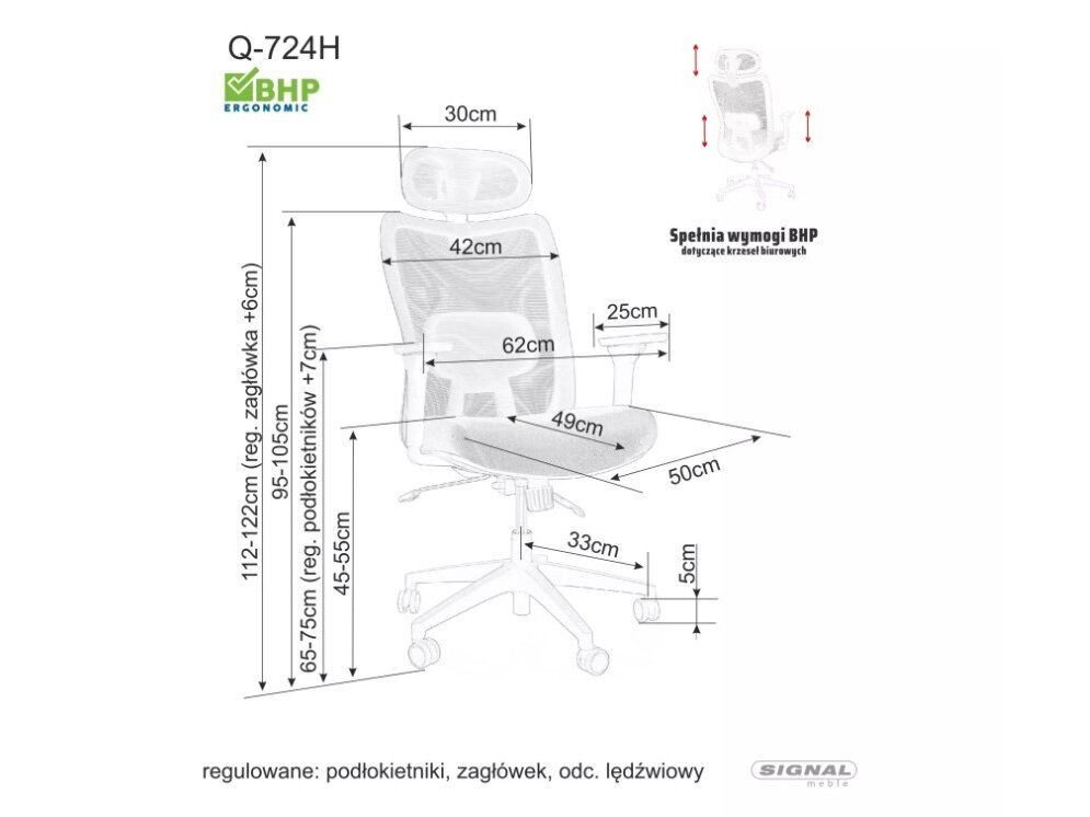 Darbo kėdė Q-724H 1