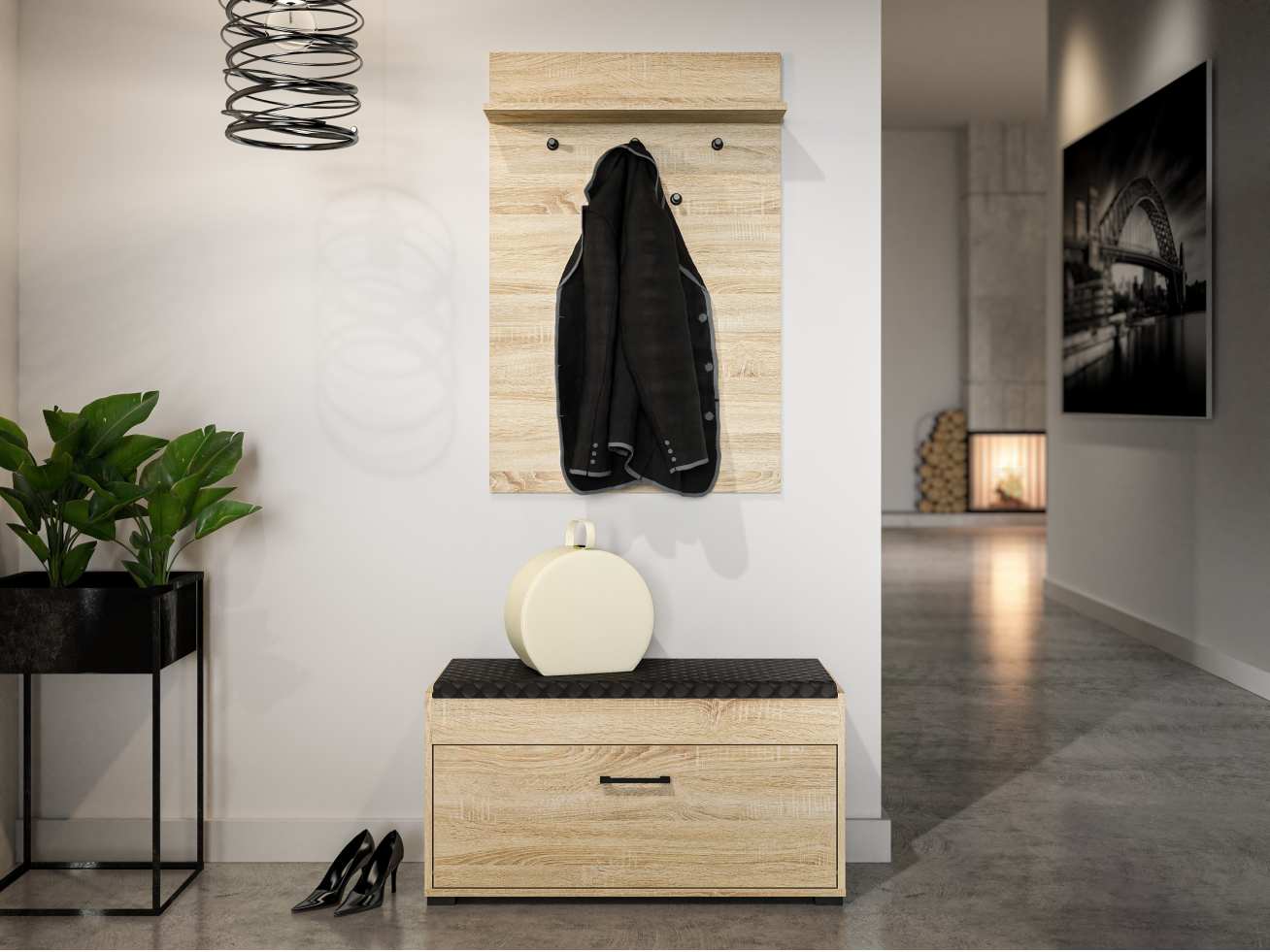 Drabužių kabykla CARO 18 1