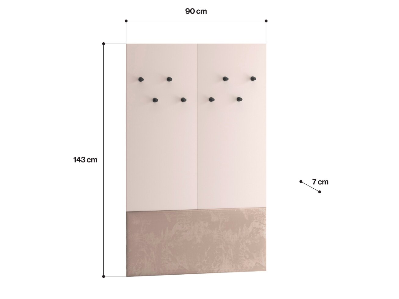 Drabužių kabykla VOCO 07 2