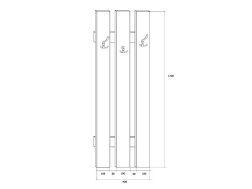 Drabužių kabykla CLAUDIA