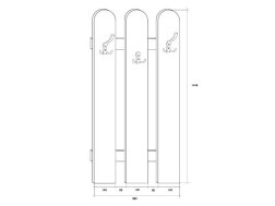Drabužių kabykla ELF