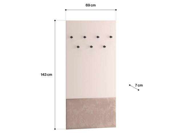 Drabužių kabykla VOCO 08 2 Drabužių kabykla VOCO 08 2