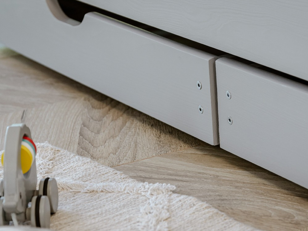 Dvigulė vaikiška lova su stalčiais KAJA 90x190 17