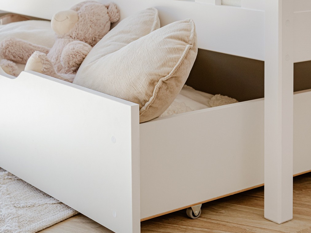 Dviaukštė vaikiška lova su stalčiais DAWID 80x160 8