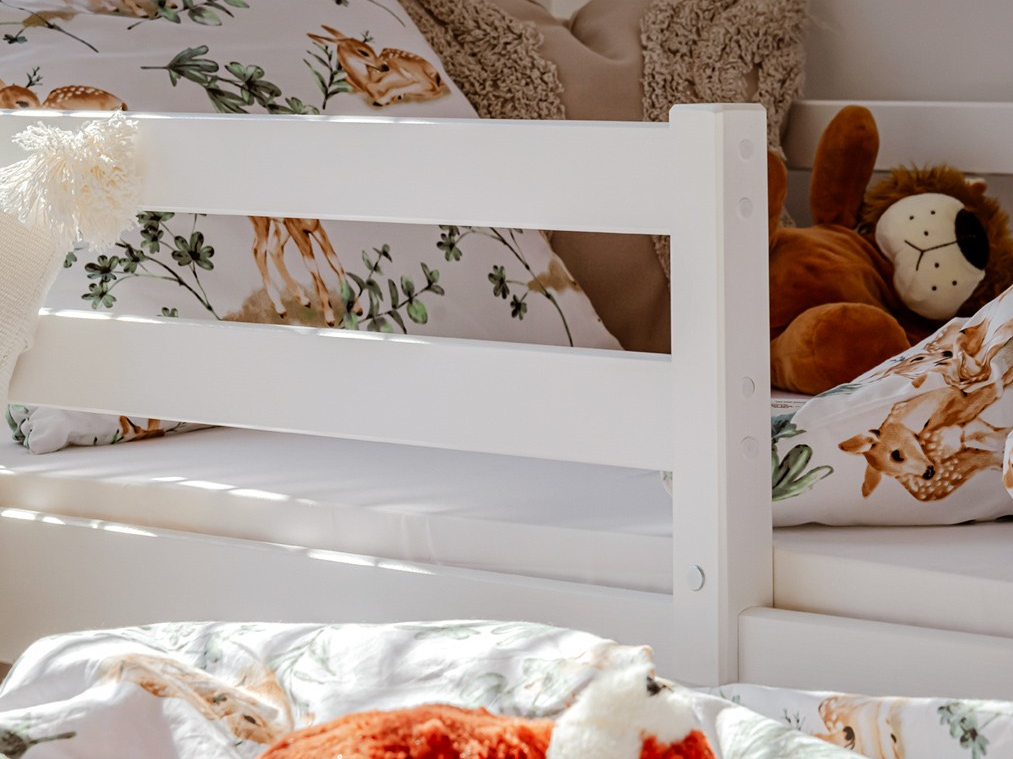 Dvigulė vaikiška lova su stalčiais SENSO 80x200 19