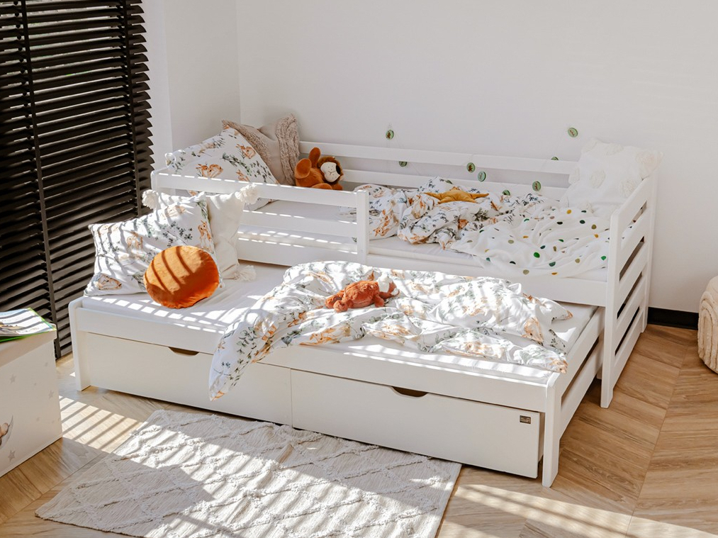 Dvigulė vaikiška lova su stalčiais SENSO 90x200 8 Dvigulė vaikiška lova su stalčiais SENSO 90x200 8