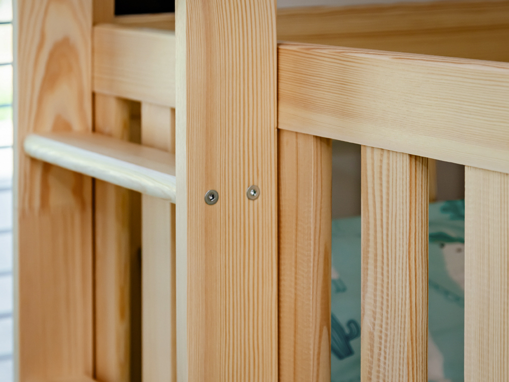 Dviaukštė vaikiška lova KONRAD 90x200 10