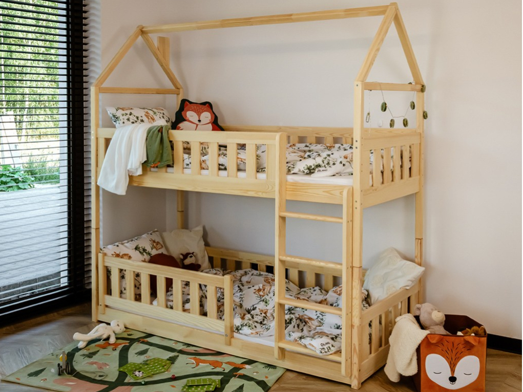 Dviaukštė vaikiška lova POLA 80x160 3 Dviaukštė vaikiška lova POLA 80x160 3