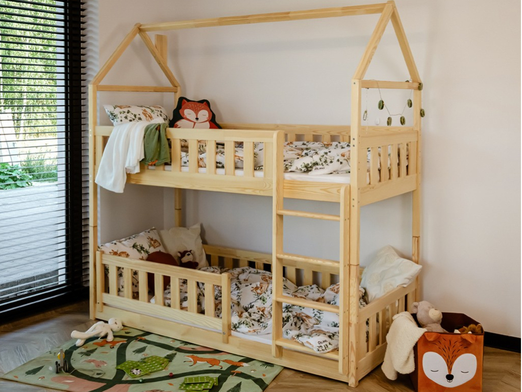 Dviaukštė vaikiška lova POLA 80x200 3 Dviaukštė vaikiška lova POLA 80x200 3