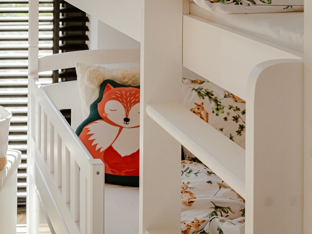 Dviaukštė vaikiška lova su stalčiais IGNAS 80x200 8