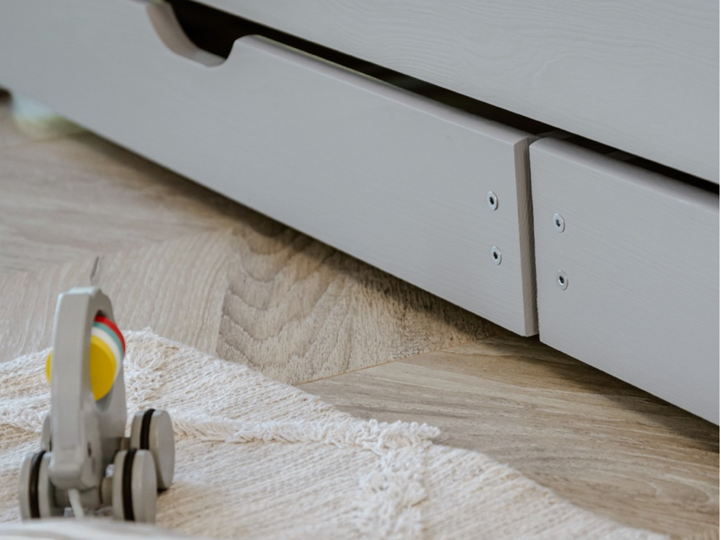 Dvigulė vaikiška lova su stalčiais KAJA 80x180 17 Dvigulė vaikiška lova su stalčiais KAJA 80x180 17