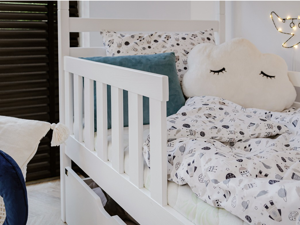 Dviaukštė vaikiška lova su stalčiais MONIKA 80x160 7