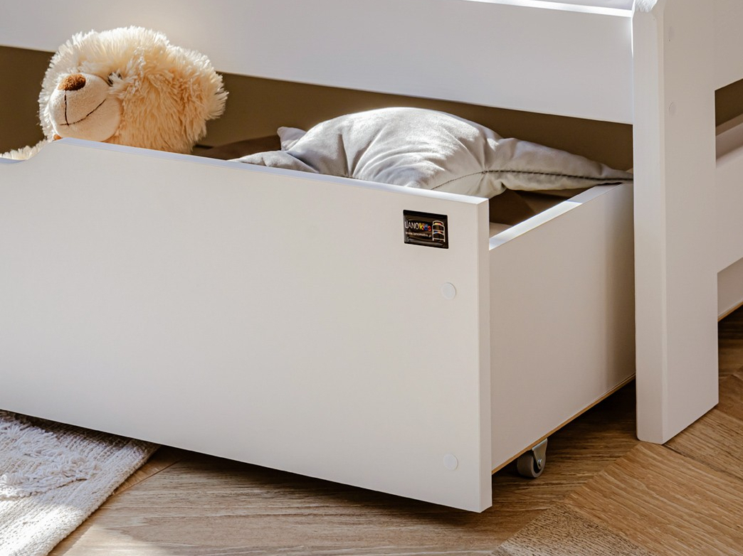 Dvigulė vaikiška lova su stalčiais SENSO 80x200 17