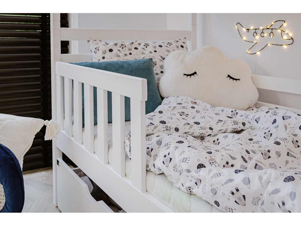 Dviaukštė vaikiška lova su stalčiais MONIKA 90x200 7 Dviaukštė vaikiška lova su stalčiais MONIKA 90x200 7