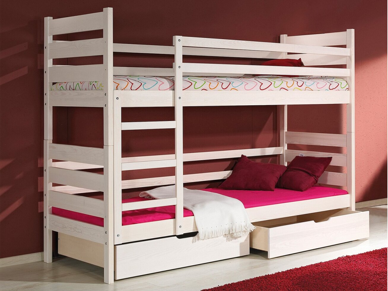 Dviaukštė lova su stalčiais DAREK Dviaukštė lova su stalčiais DAREK