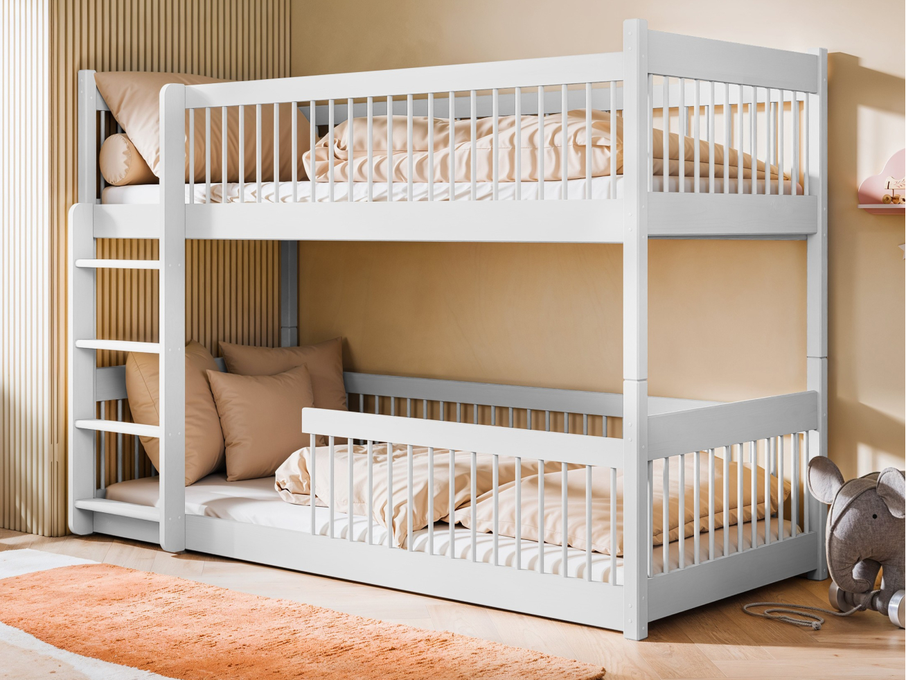Dviaukštė vaikiška lova BOSTON 90x200 Dviaukštė vaikiška lova BOSTON 90x200