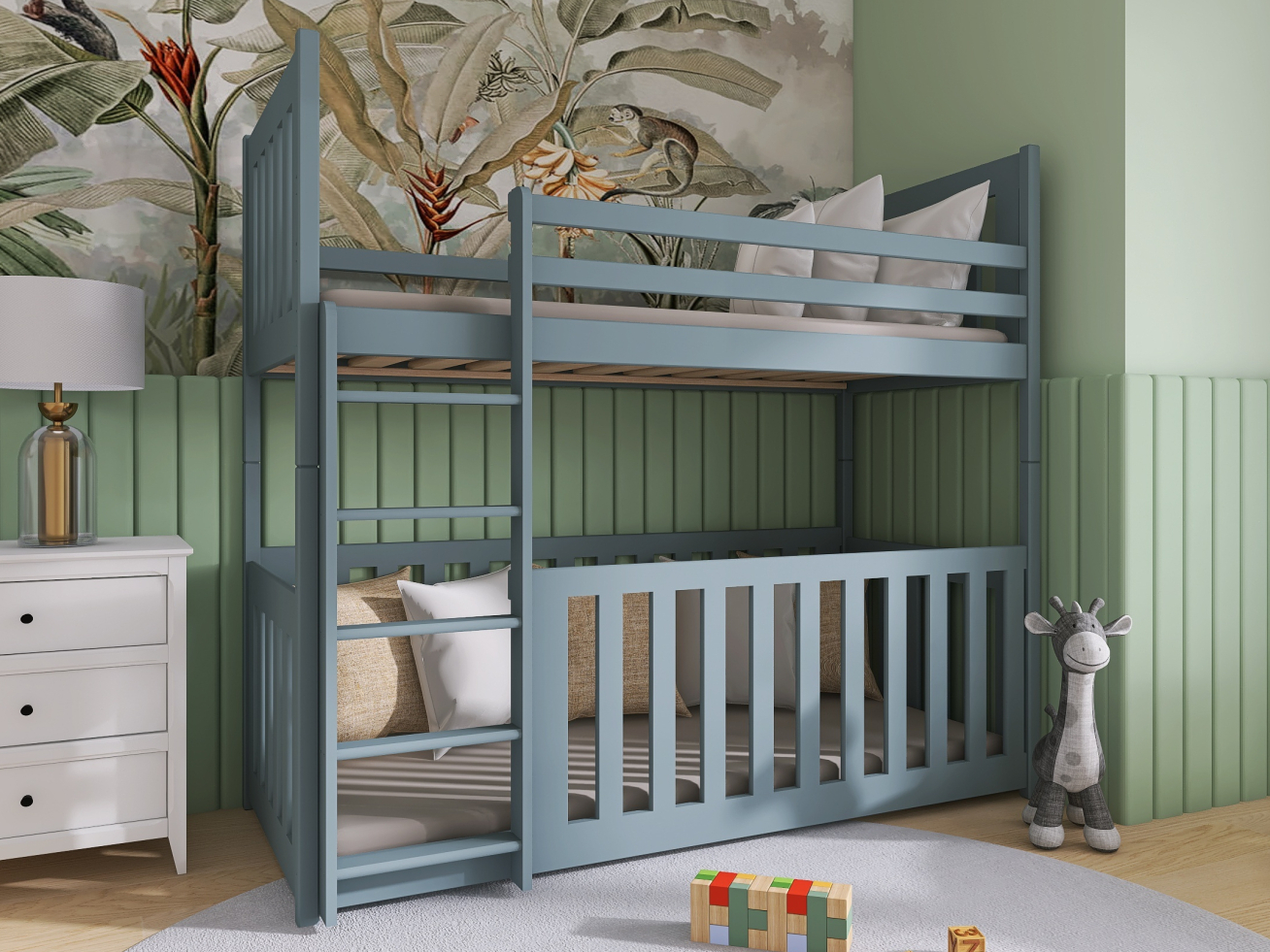 Dviaukštė vaikiška lova CRIS 80x160 5 Dviaukštė vaikiška lova CRIS 80x160 5