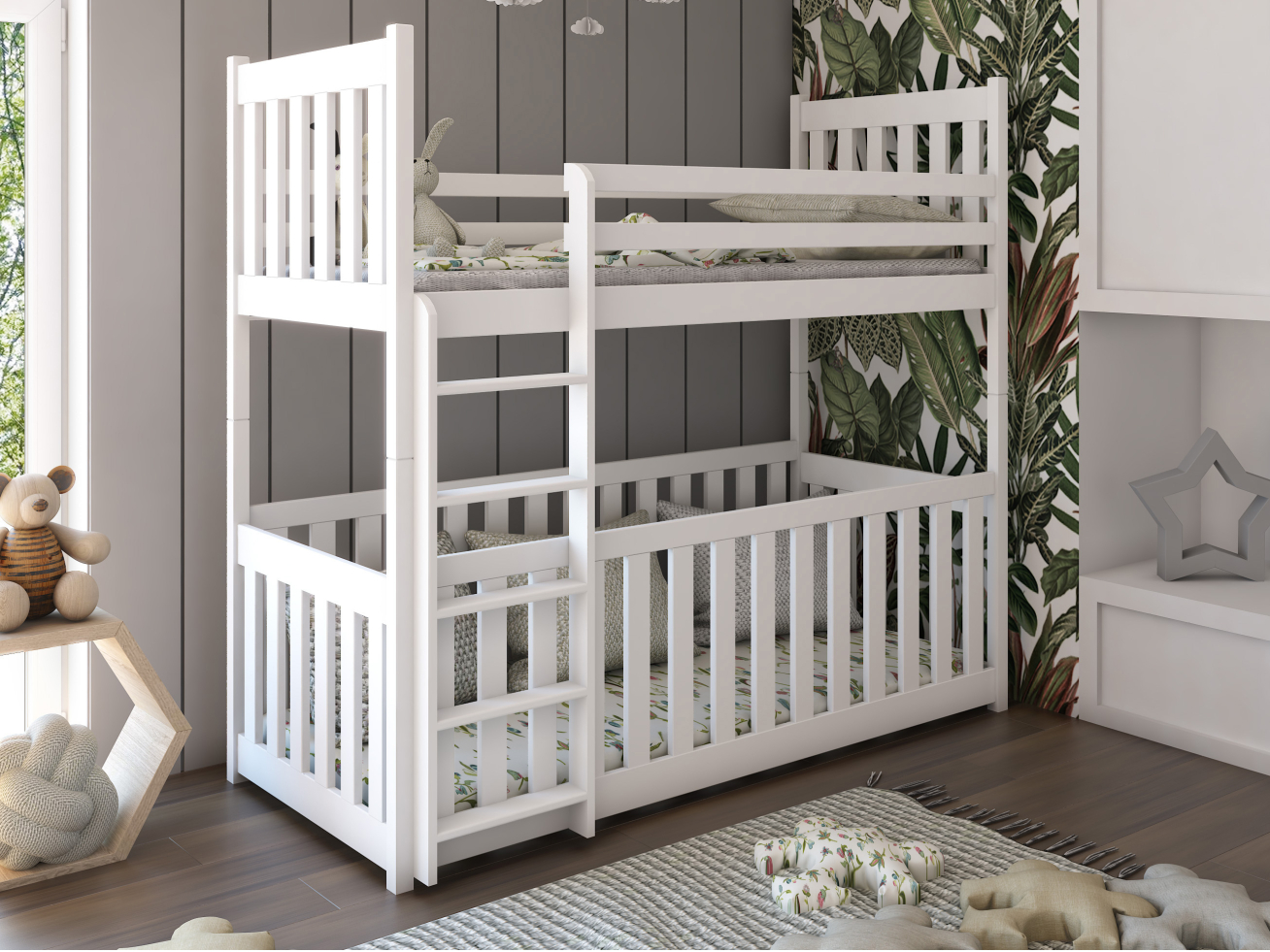 Dviaukštė vaikiška lova CRIS 80x160 Dviaukštė vaikiška lova CRIS 80x160