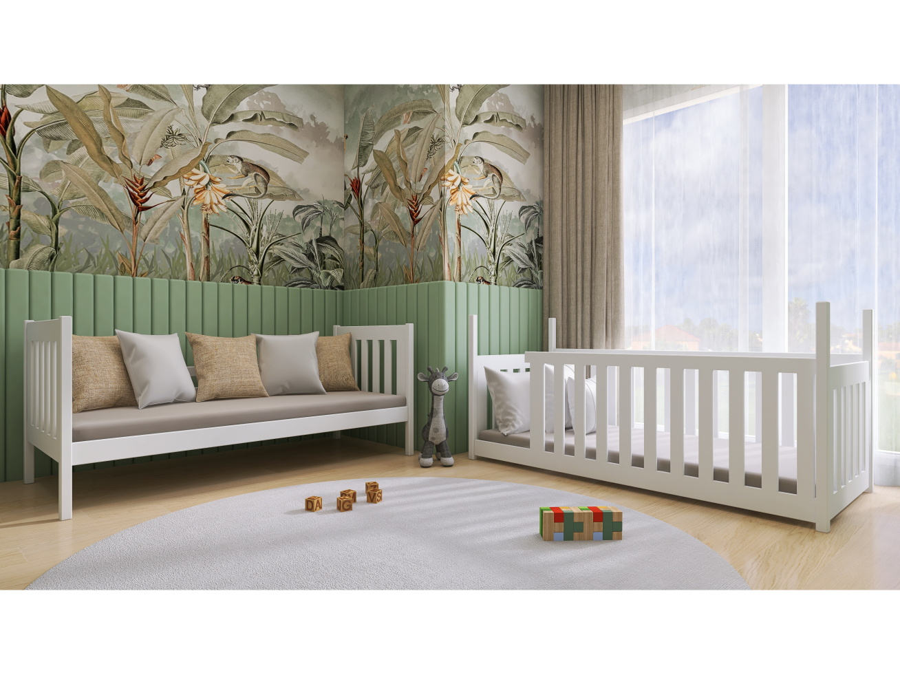 Dviaukštė vaikiška lova CRIS 90x190 3 Dviaukštė vaikiška lova CRIS 90x190 3