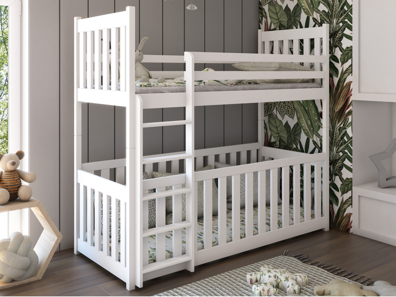 Dviaukštė vaikiška lova CRIS 90x200