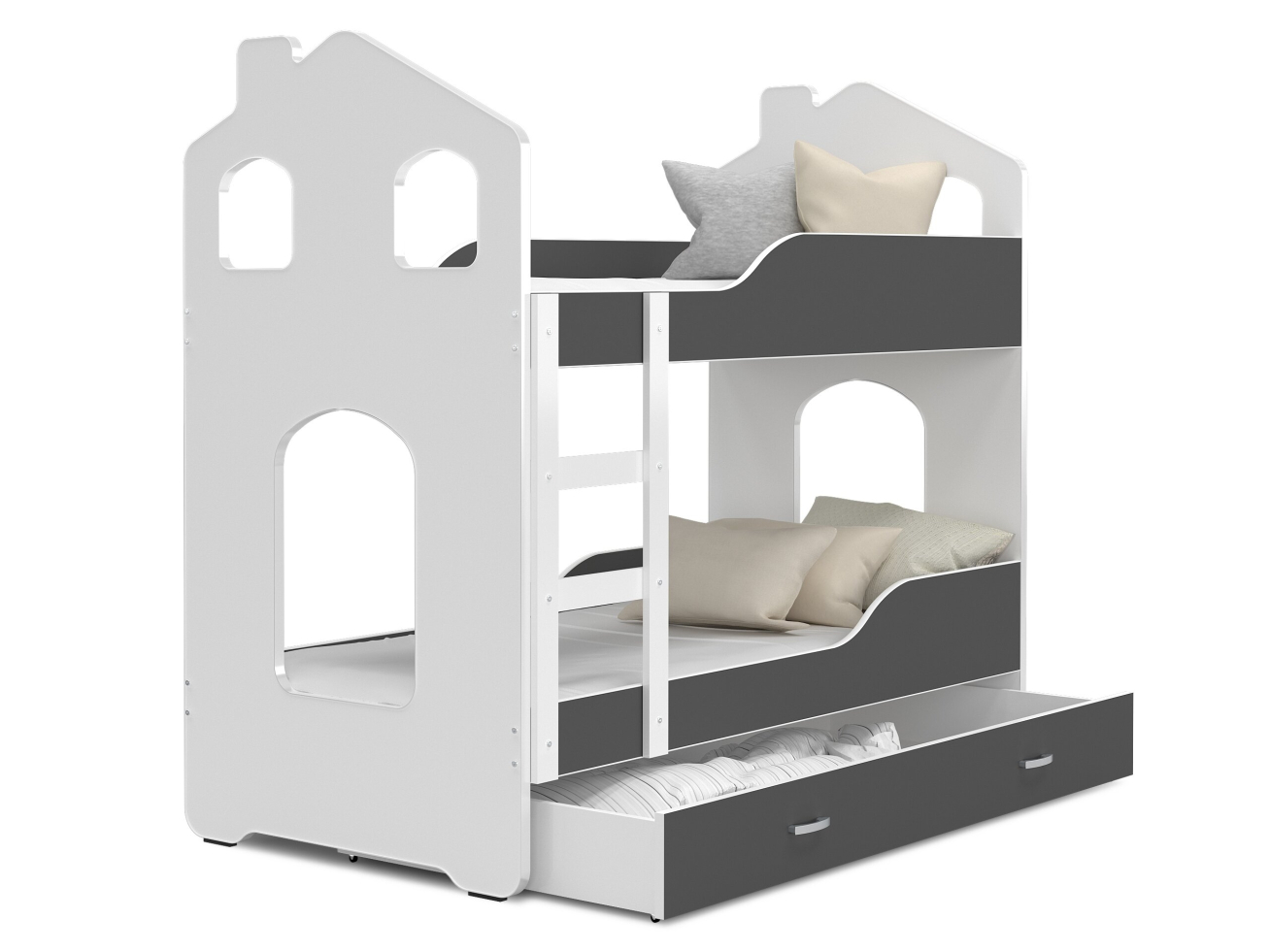 Dviaukštė vaikiška lova DOMINIK DOMEK 3