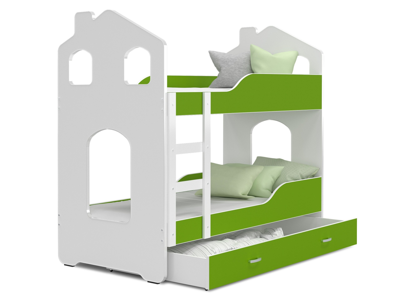 Dviaukštė vaikiška lova DOMINIK DOMEK 4