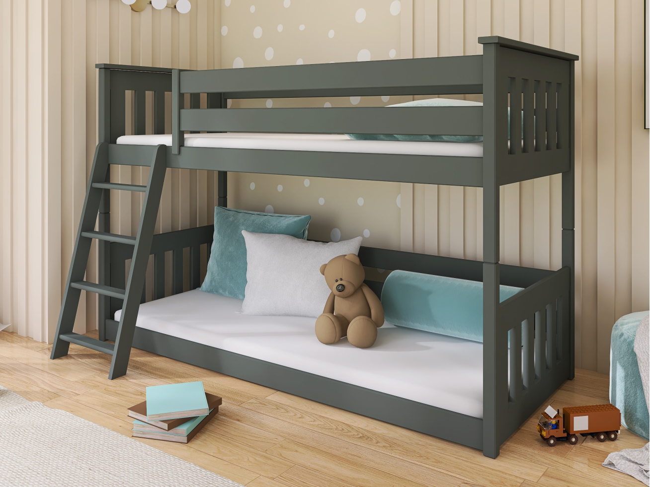 Dviaukštė vaikiška lova KEVIN 80x160