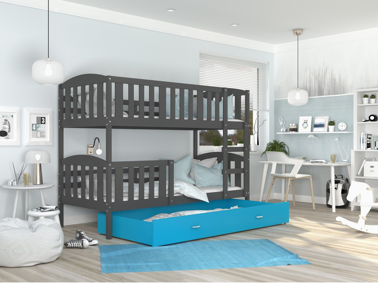 Dviaukštė vaikiška lova KUBUS 5 Dviaukštė vaikiška lova KUBUS 5