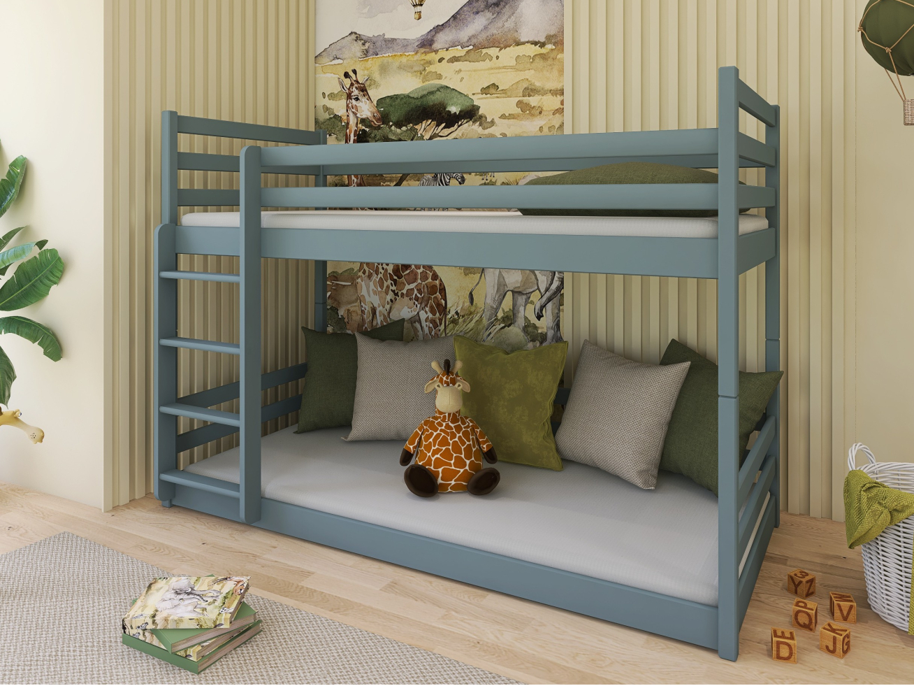 Dviaukštė vaikiška lova MINI 90x200 3