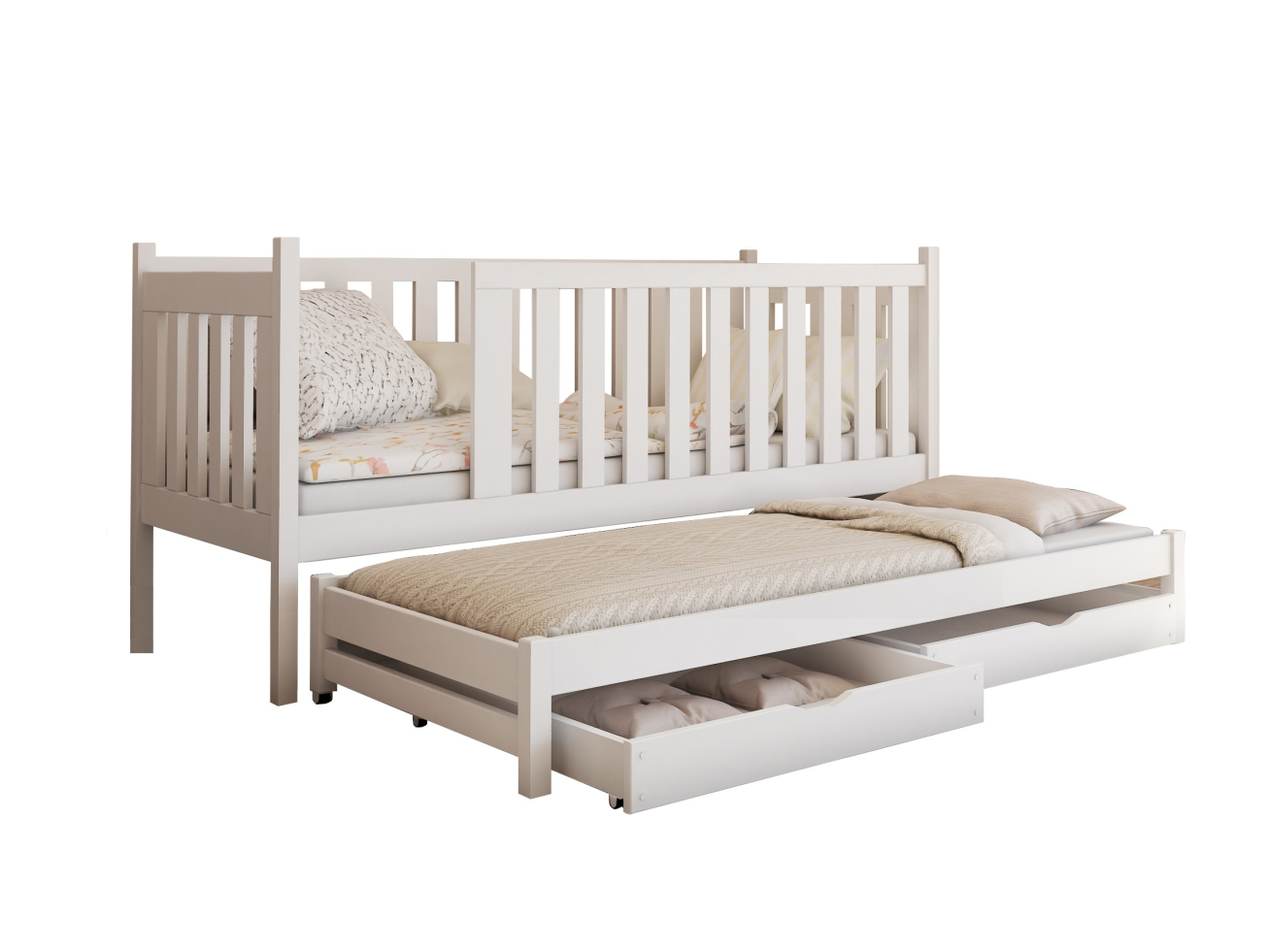 Dvigulė vaikiška lova su stalčiais KAJA 90x190 4 Dvigulė vaikiška lova su stalčiais KAJA 90x190 4