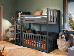 Dviaukštė vaikiška lova CRIS 90x200