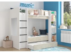 Dviaukštė vaikiška lova EVEREST L