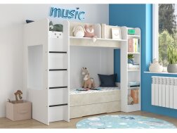 Dviaukštė vaikiška lova EVEREST L