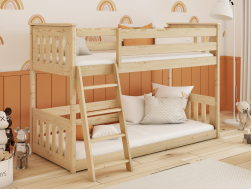 Dviaukštė vaikiška lova KEVIN 80x180