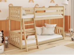 Dviaukštė vaikiška lova KEVIN 90x190