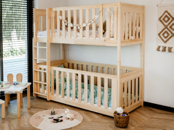 Dviaukštė vaikiška lova KONRAD 80x160