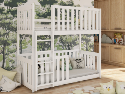 Dviaukštė vaikiška lova KONRAD 80x180