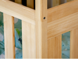 Dviaukštė vaikiška lova KONRAD 80x180