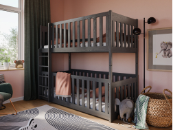 Dviaukštė vaikiška lova KONRAD 80x180