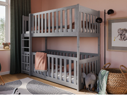 Dviaukštė vaikiška lova KONRAD 80x200