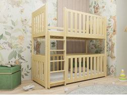 Dviaukštė vaikiška lova KONRAD 80x200