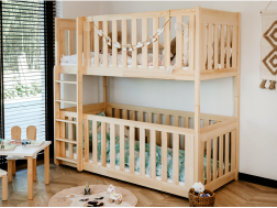 Dviaukštė vaikiška lova KONRAD 80x200