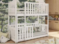 Dviaukštė vaikiška lova KONRAD 90x200