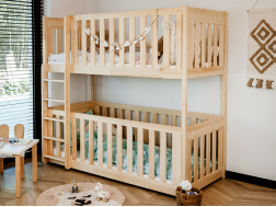 Dviaukštė vaikiška lova KONRAD 90x200