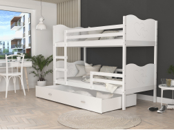 Dviaukštė vaikiška lova MAX