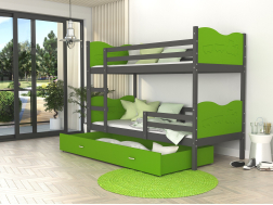 Dviaukštė vaikiška lova MAX