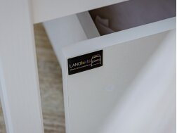 Dviaukštė vaikiška lova su stalčiais MONIKA 80x160