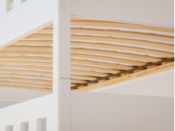 Dviaukštė vaikiška lova su stalčiais DAWID 80x180